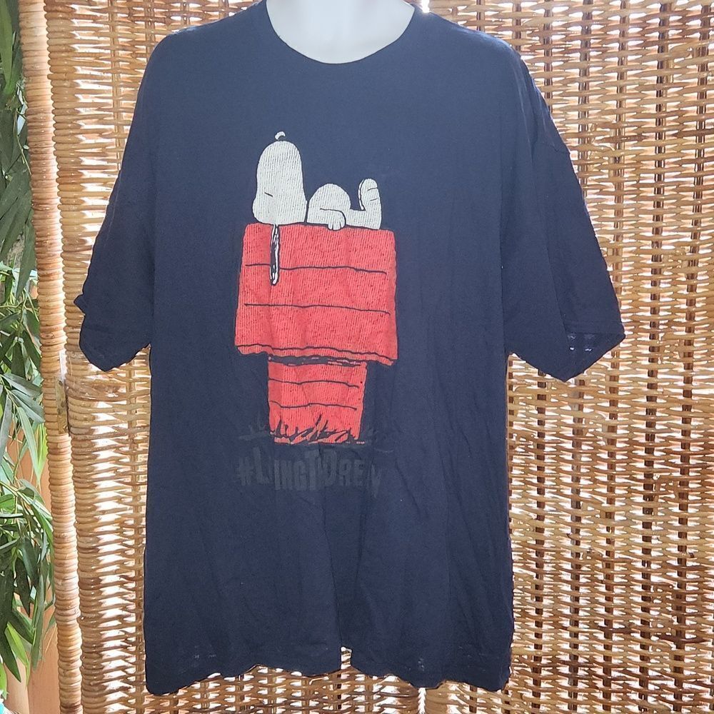 Snoopy Peanuts Livin The Dream T-shirt 2X - Picture 2 of 7
